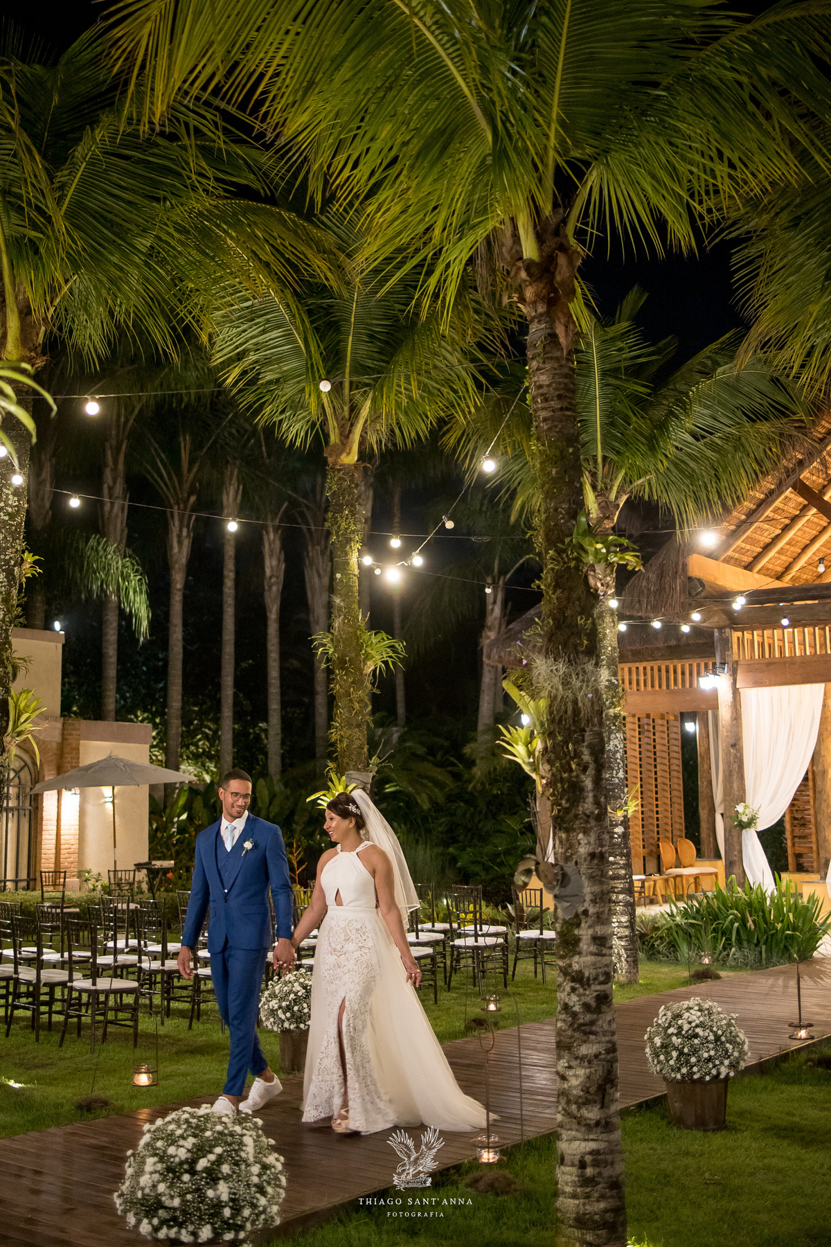 Noivos na Cerimônia casamento.