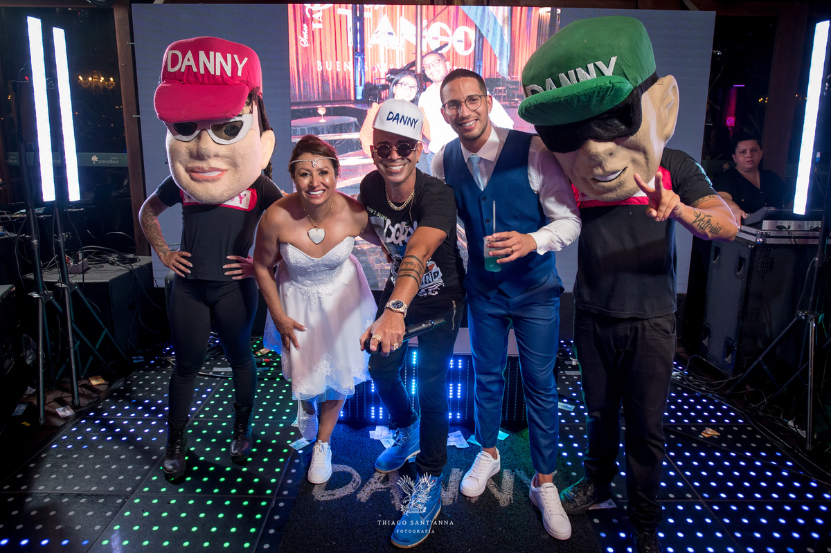 Ideia show na festa de casamento.