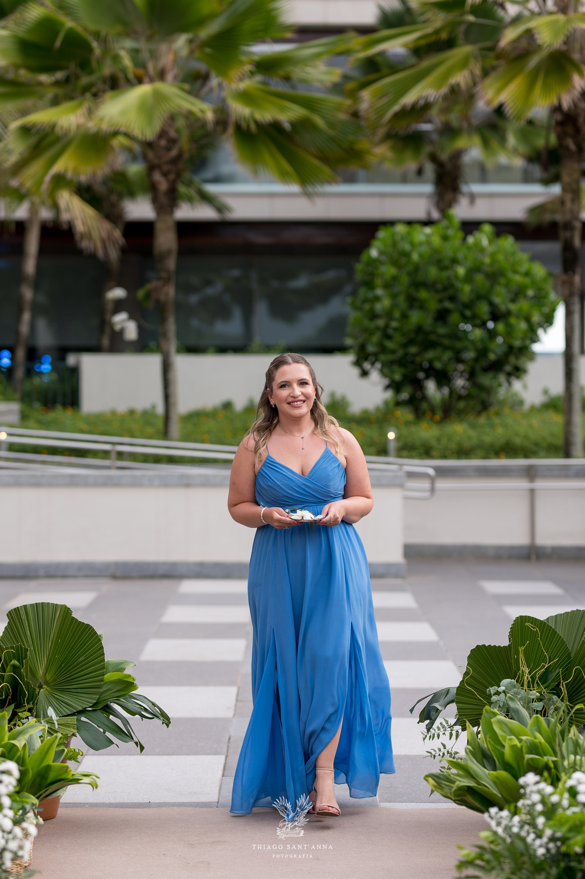 Entrada das alianças.