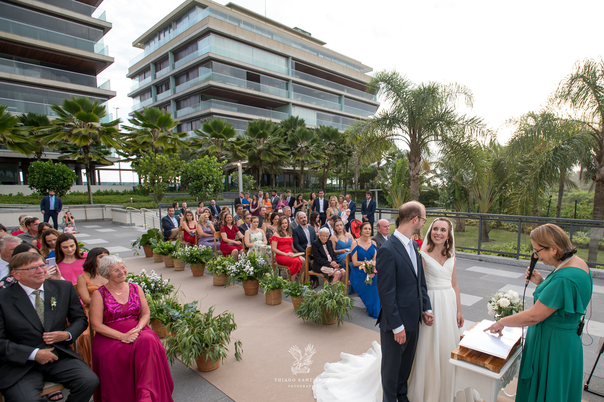 Cerimônia de casamento.