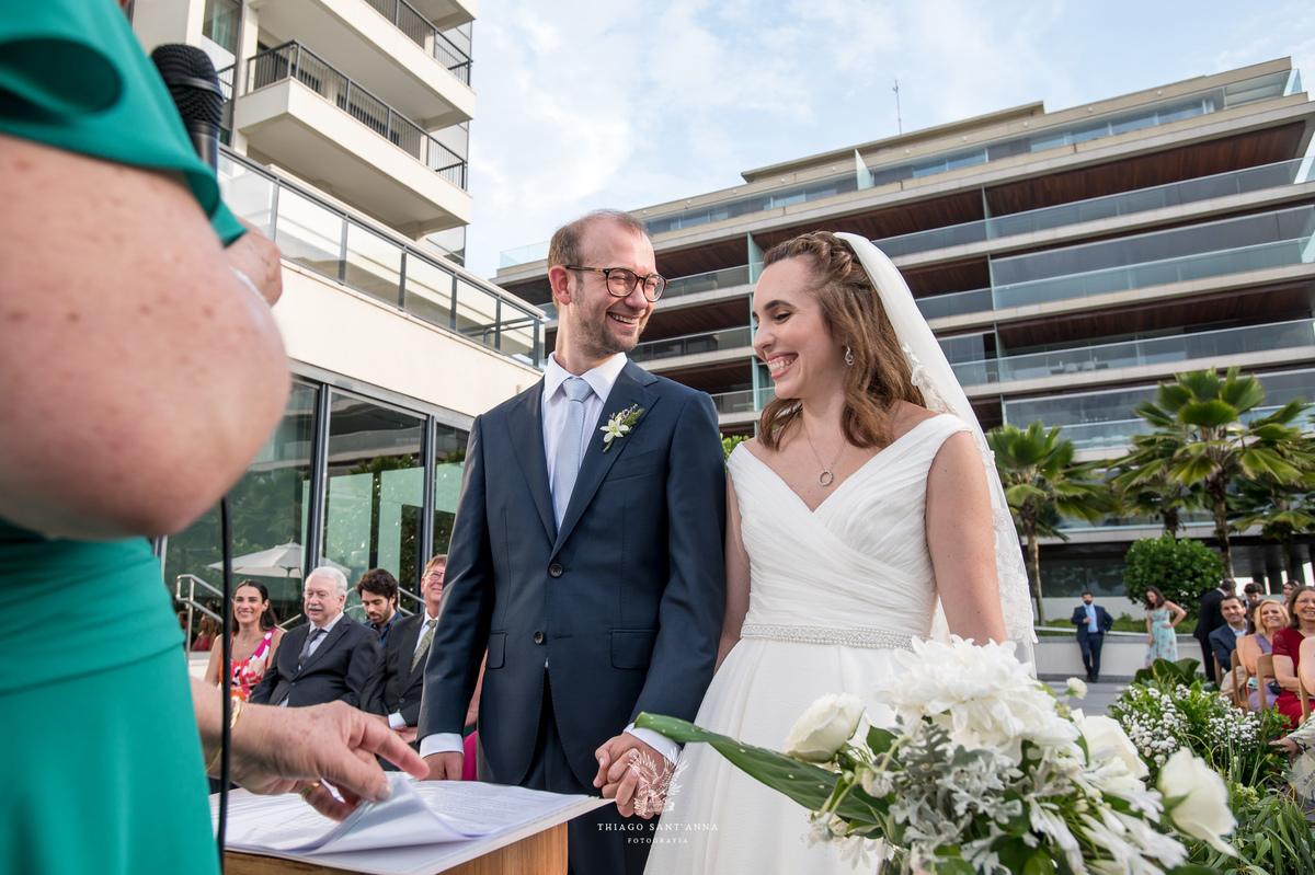 Cerimônia de casamento.