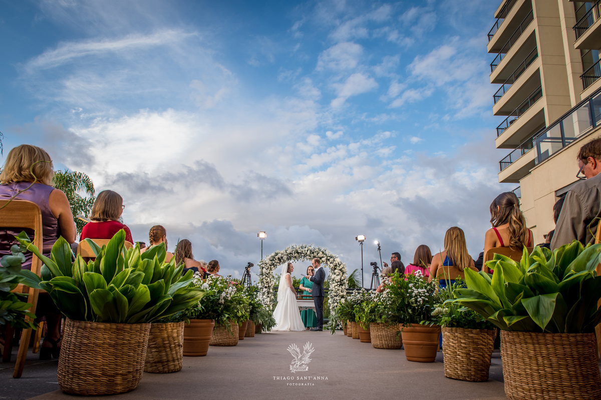 Cerimônia de casamento.