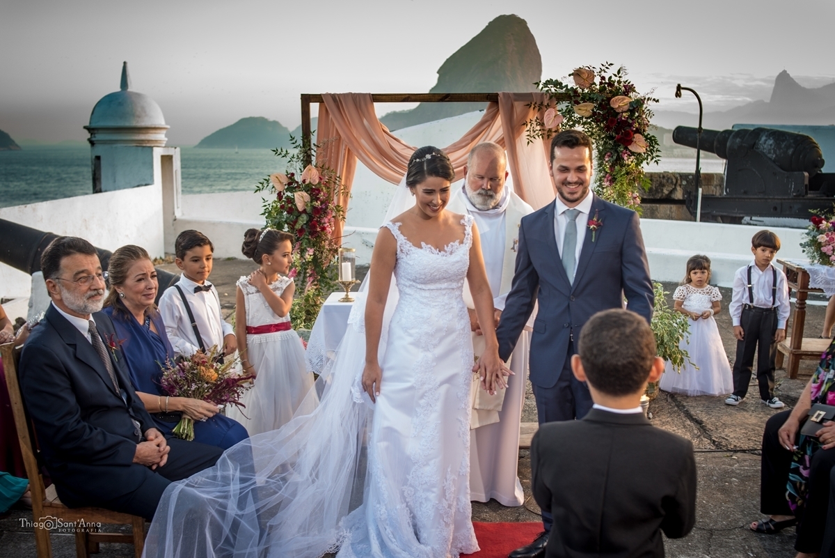 Casamento ao ar livre no Rio de Janeiro