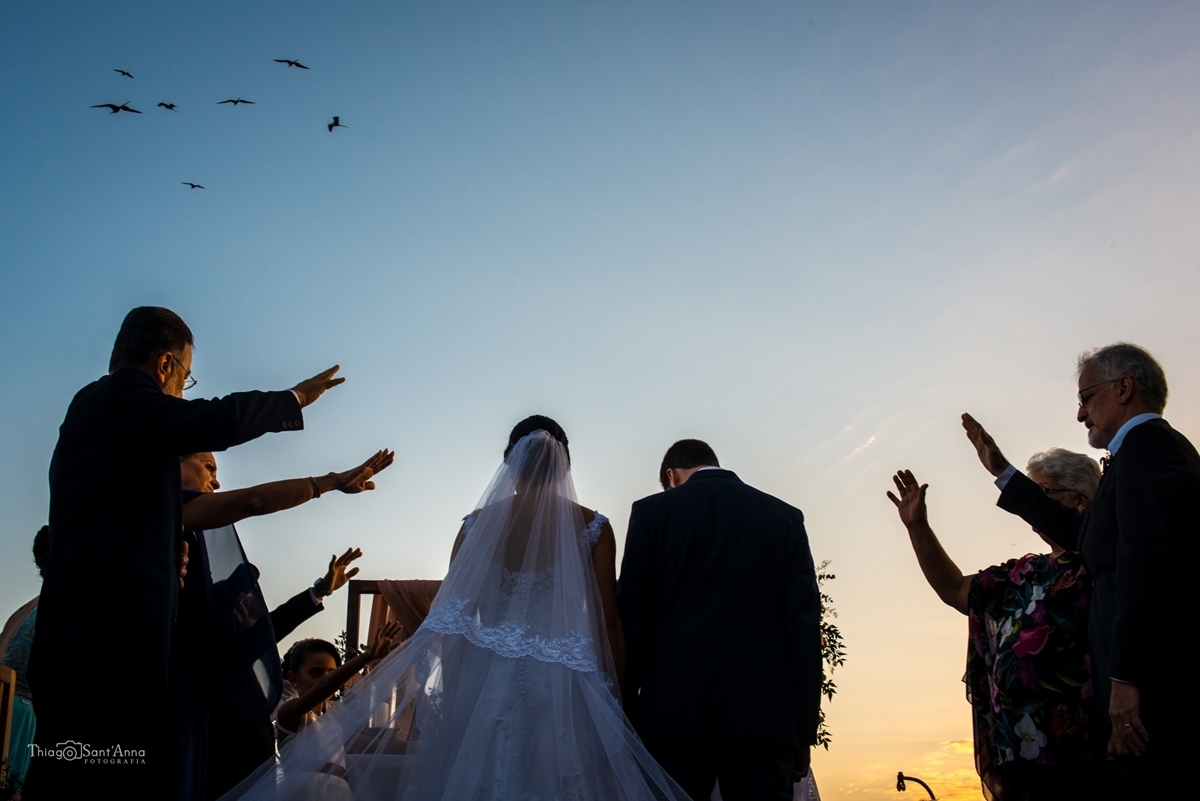 Oração para os noivos em casamento ao ar livre Rio de Janeiro