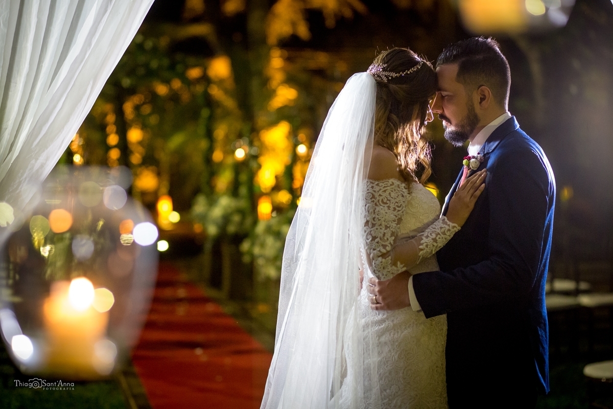 karla e jorge num momento a sós após a cerimônia 