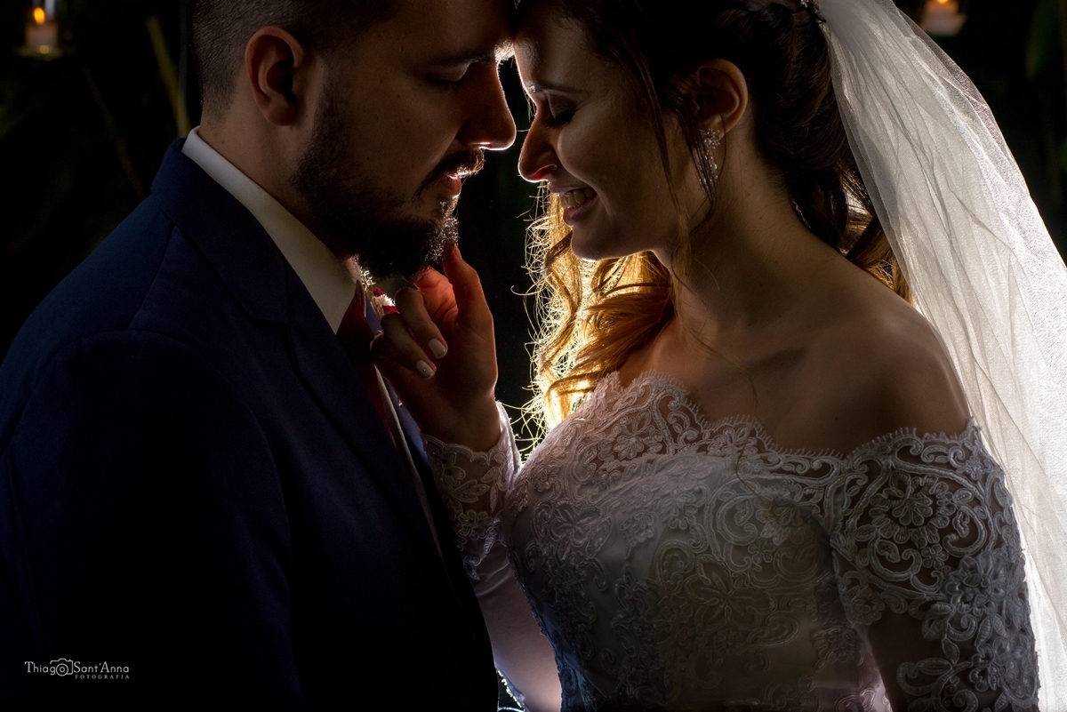 karla e jorge num momento a sós após a cerimônia 