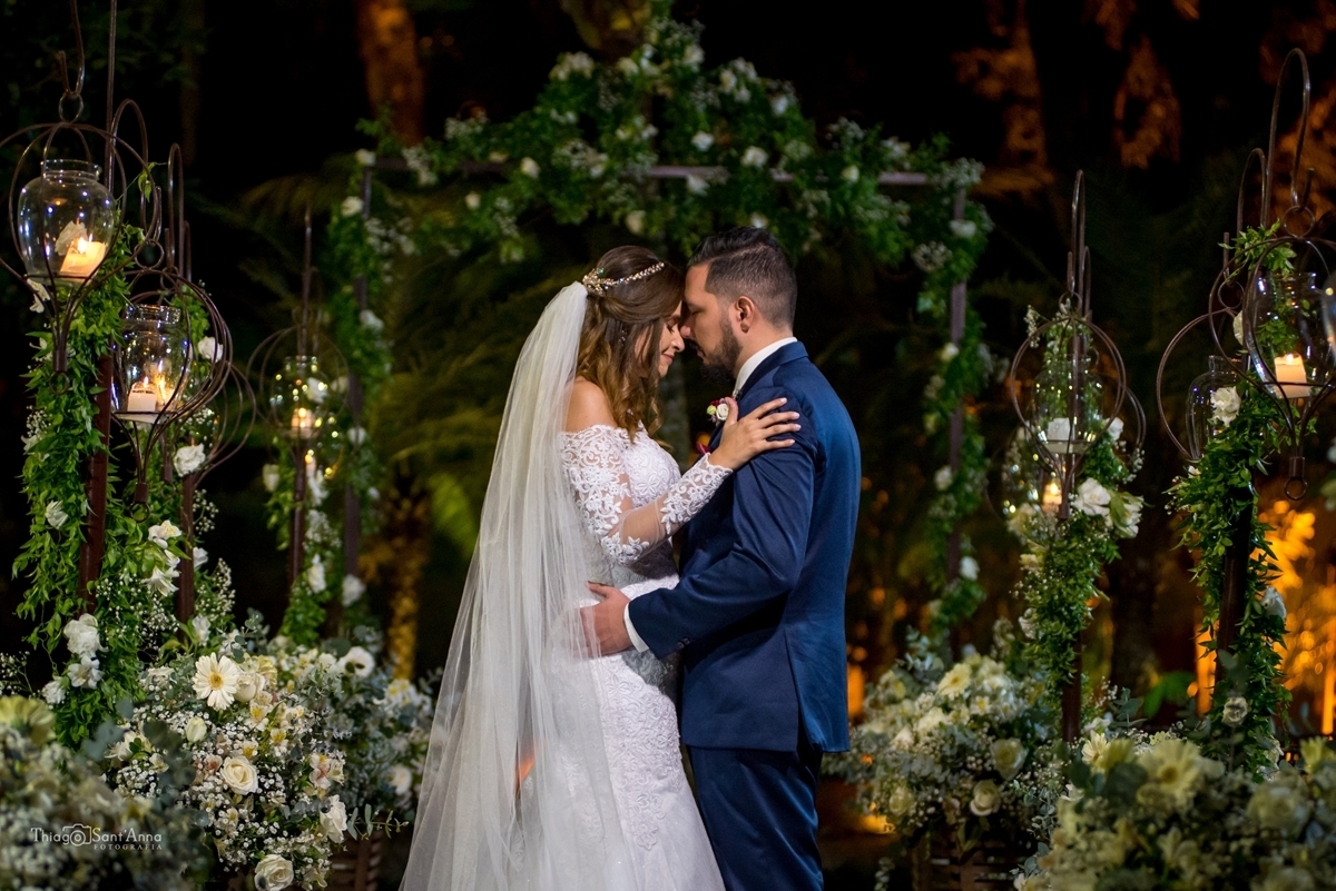 karla e jorge num momento a sós após a cerimônia 