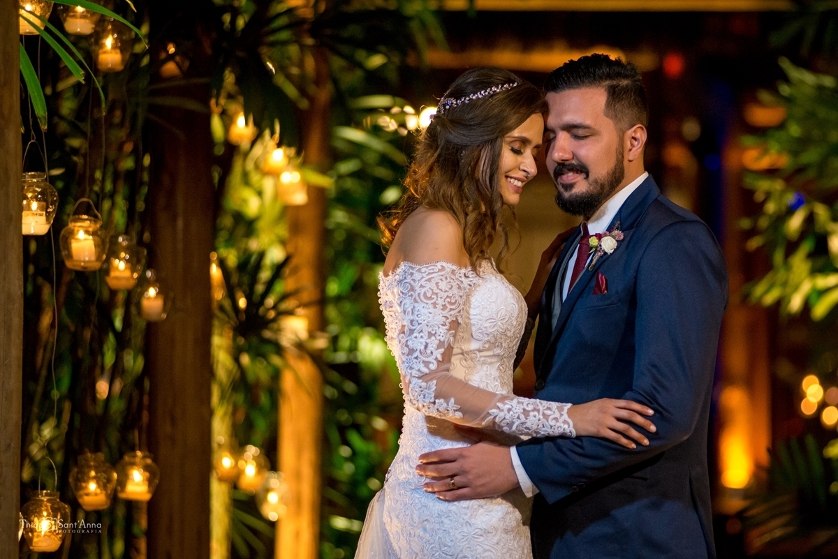 karla e jorge num momento a sós após a cerimônia 