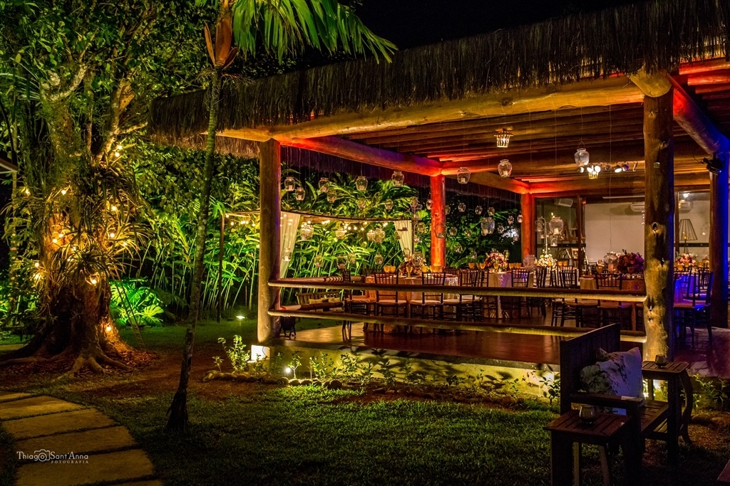 varanda paradisus decorada para o casamento
