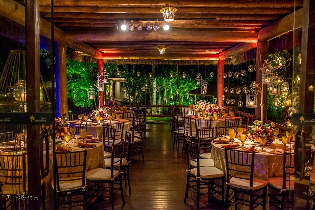 salão decorado para casamento em espaço paradisus