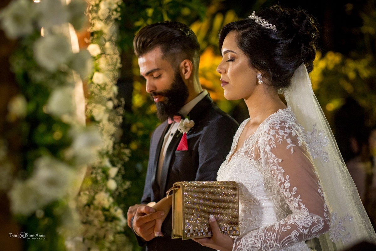 Oração dos noivos em cerimônia de casamento