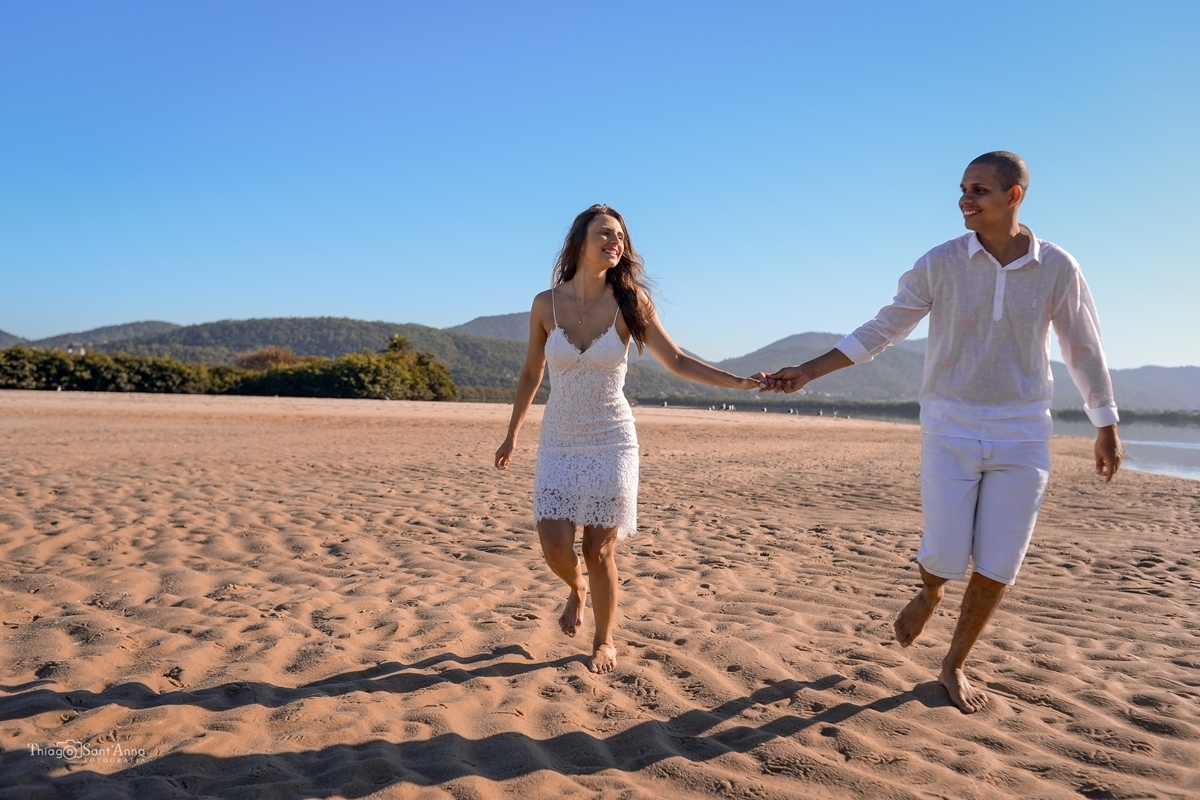 Ensaio pré wedding na praia