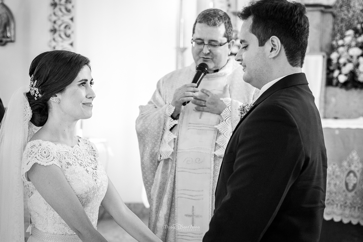 cerimônia de casamento na igreja