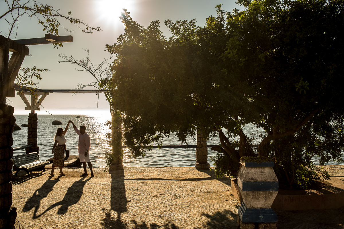 ensaio casal por do sol Ilha de Paquetá