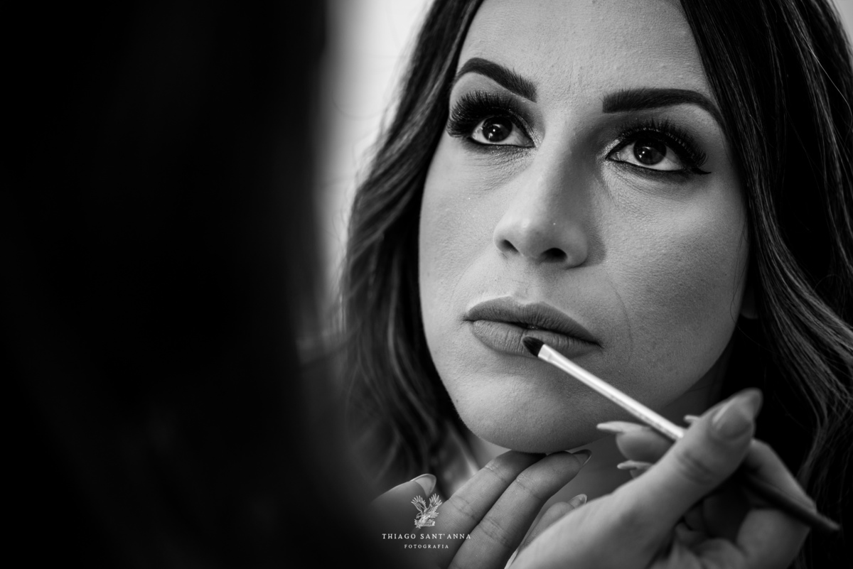 dia de noiva maquiagem make maquiador preto e branco