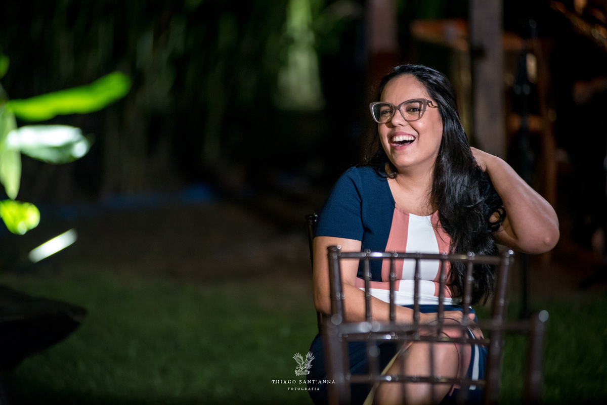 cobertura desfile Agatha noivas ambiente externo vegetação sorriso