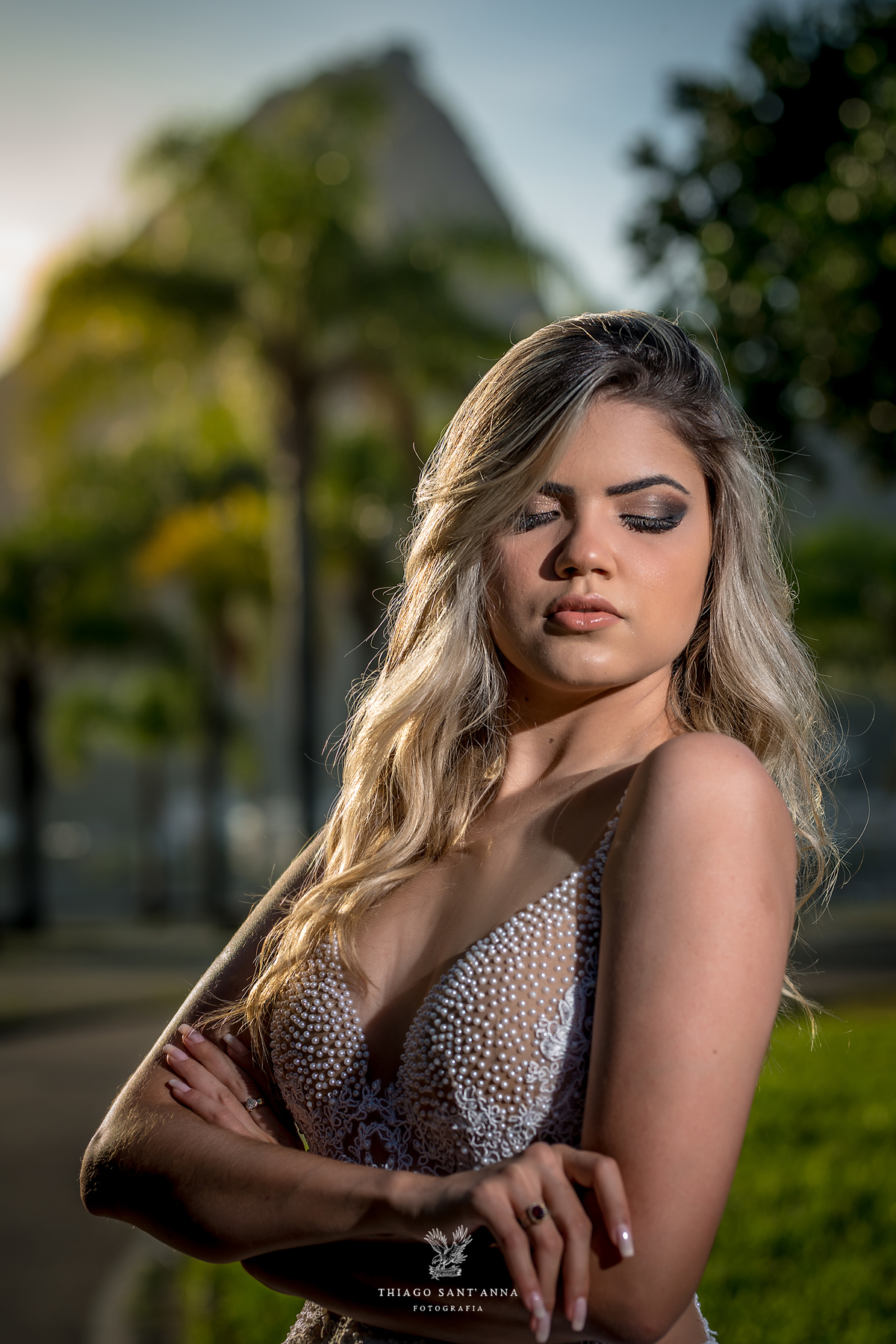 ensaio editorial noiva vestido renda pérolas