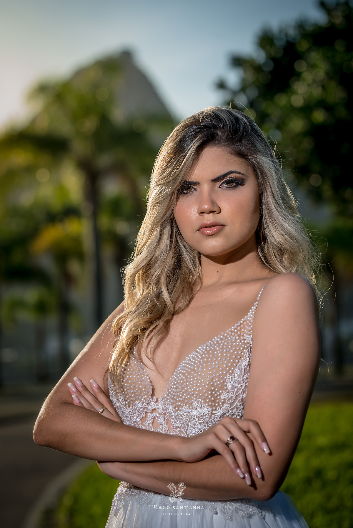 ensaio editorial noiva vestido renda pérolas