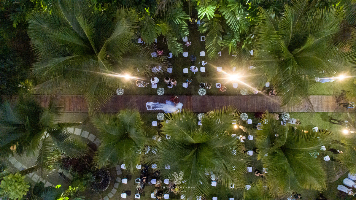 casamento sítio visto de cima