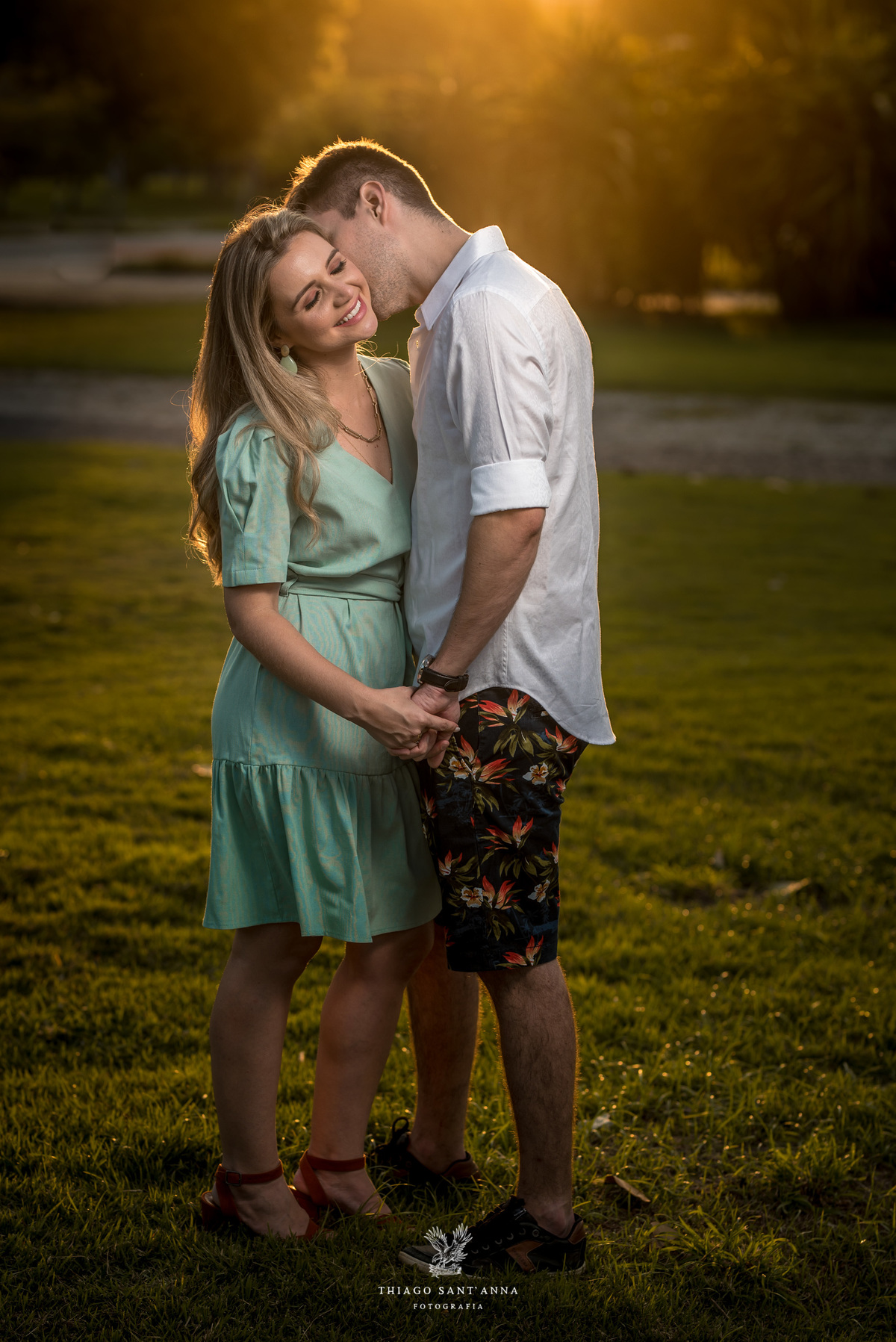 Ensaio pré wedding ambiente externo parque
