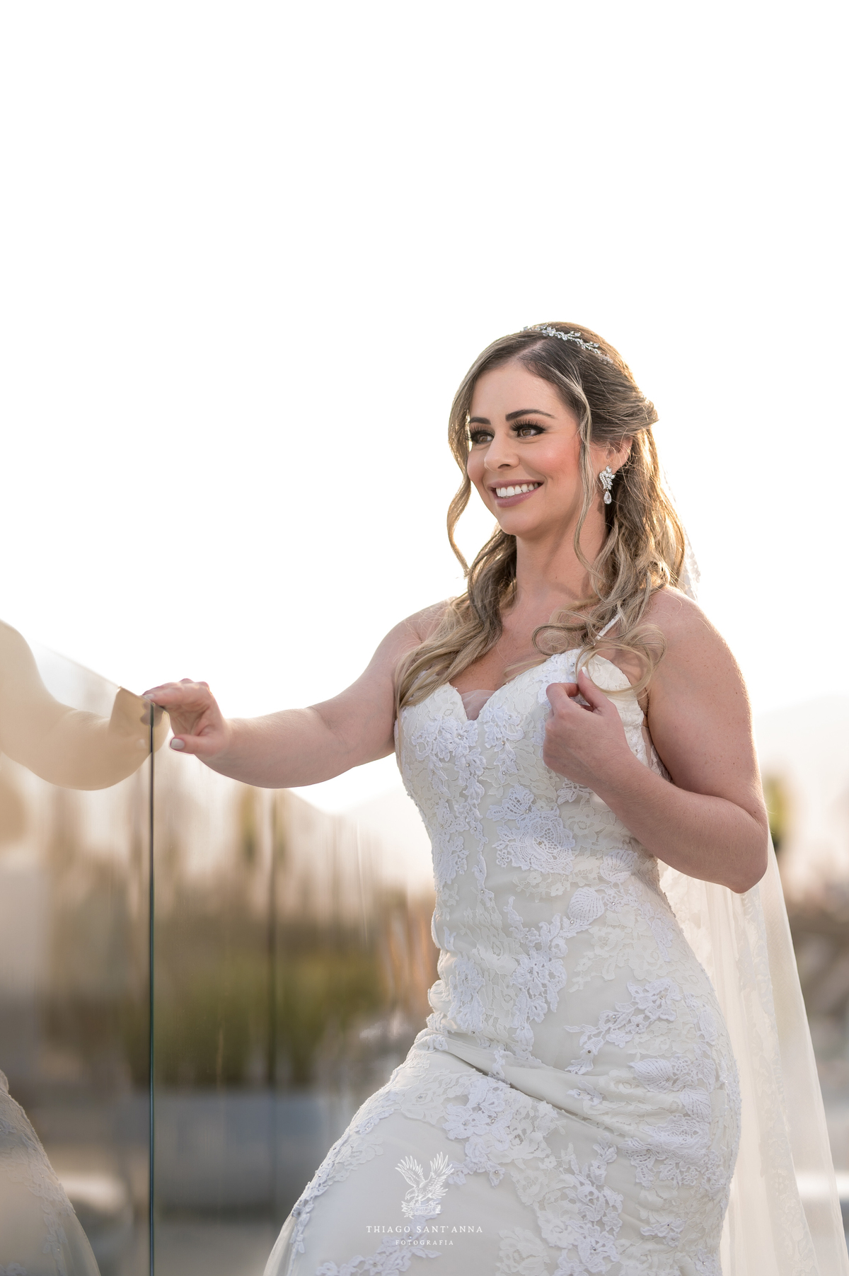 Making of noiva sorris paisagem