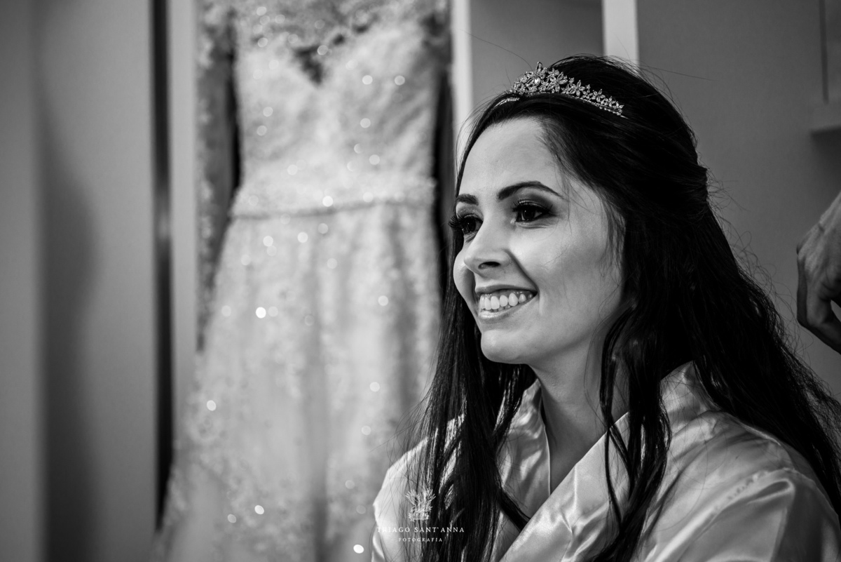 making of noiva sorri preto e branco 