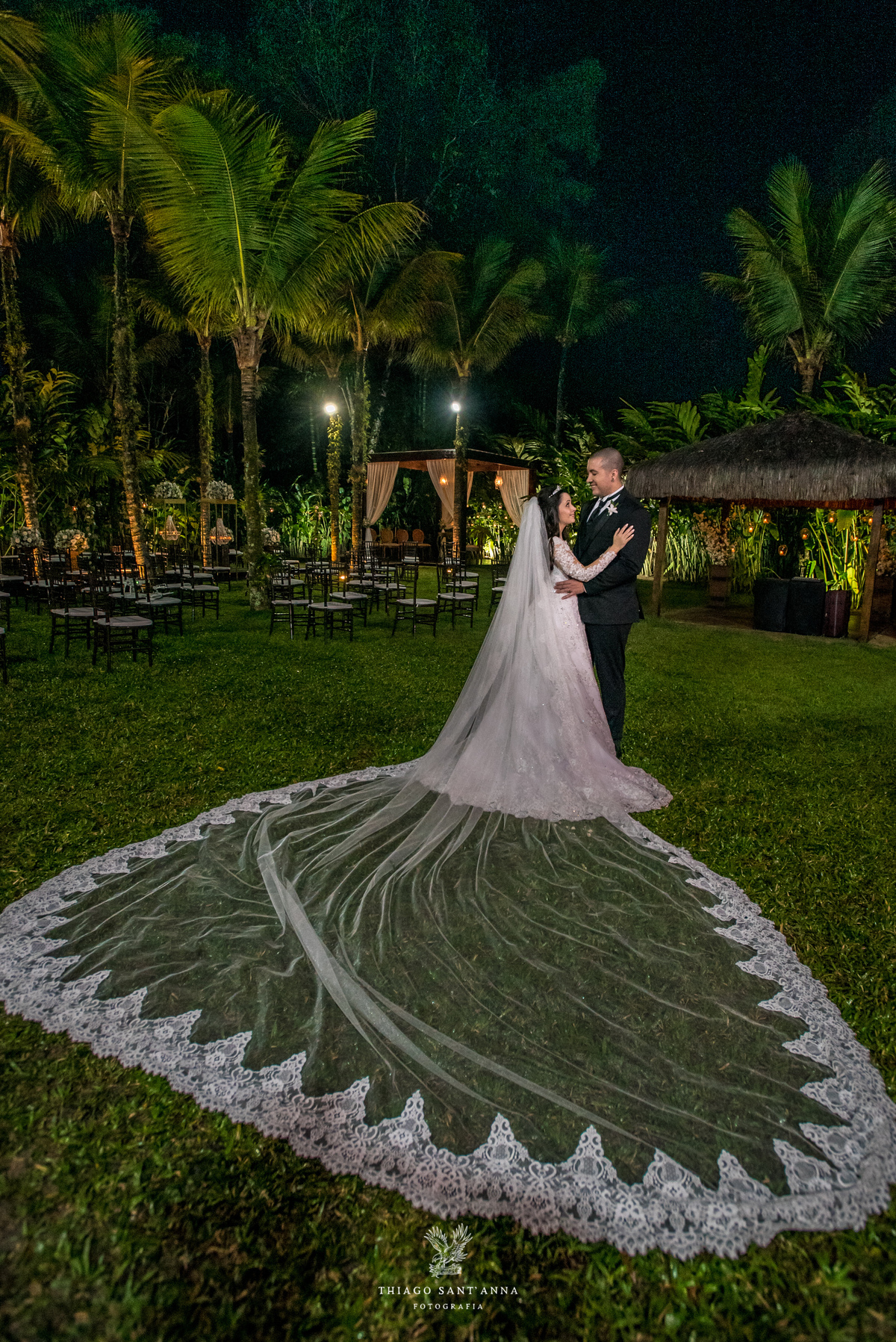 noivos pós cerimônia 