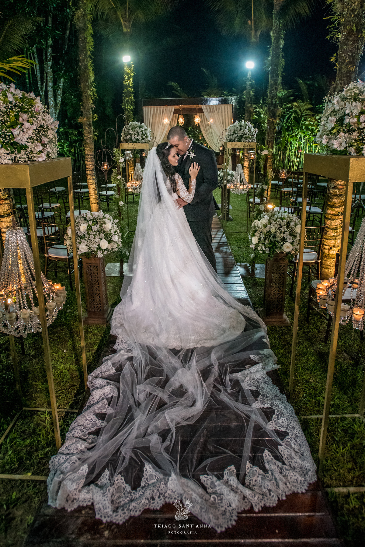 noivos pós cerimônia 