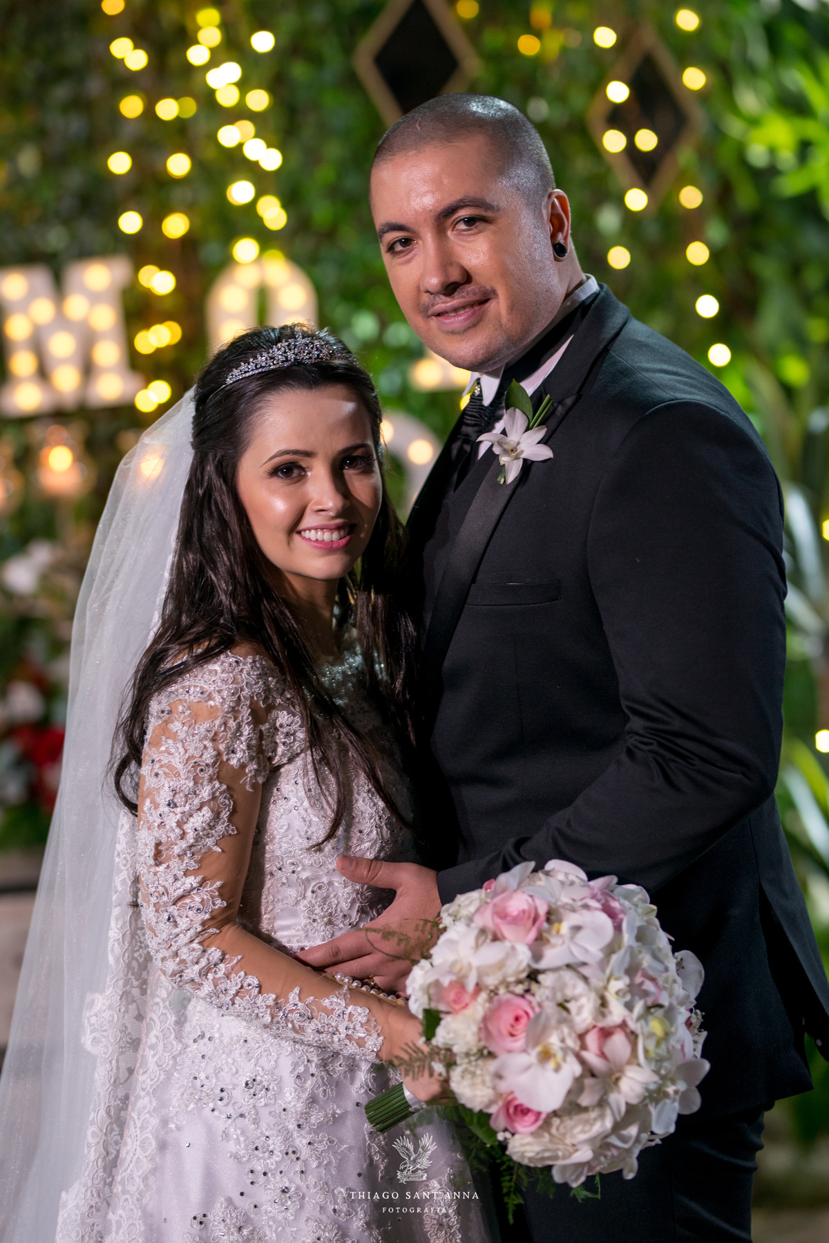 noivos pós cerimônia 