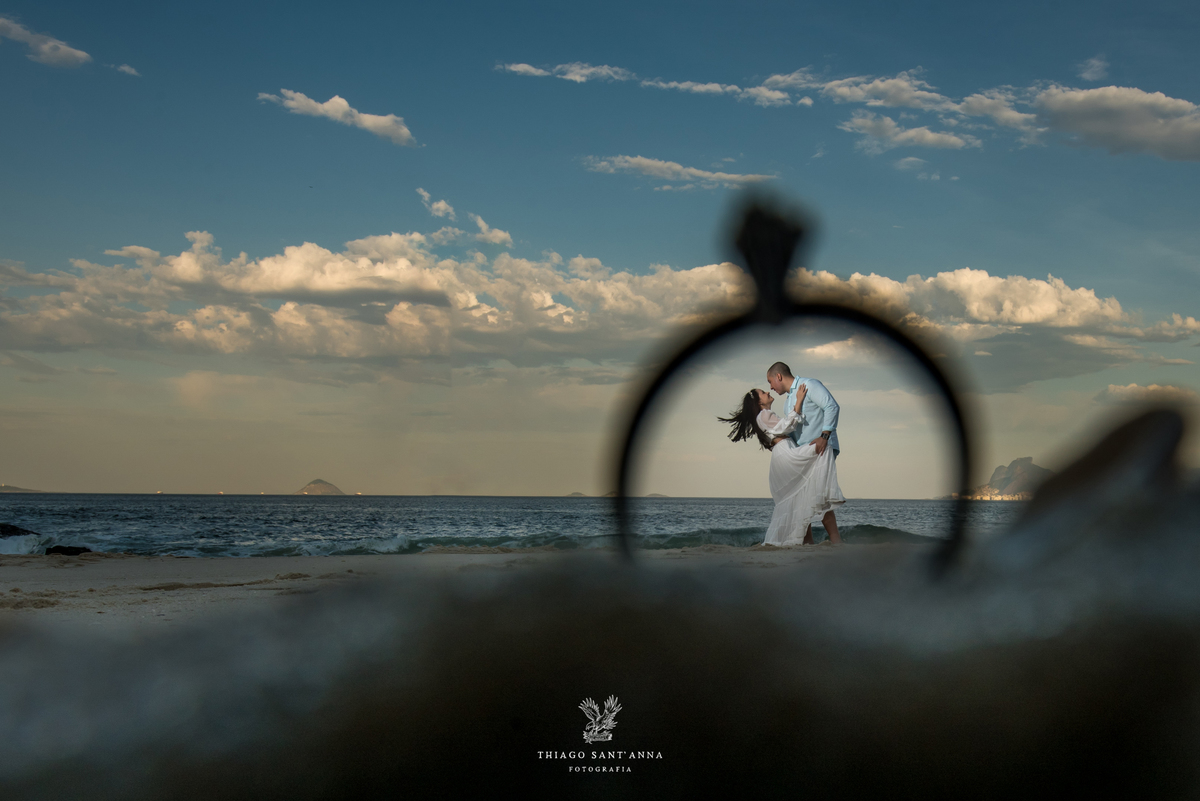 Pré wedding ambiente externo paisagem praia