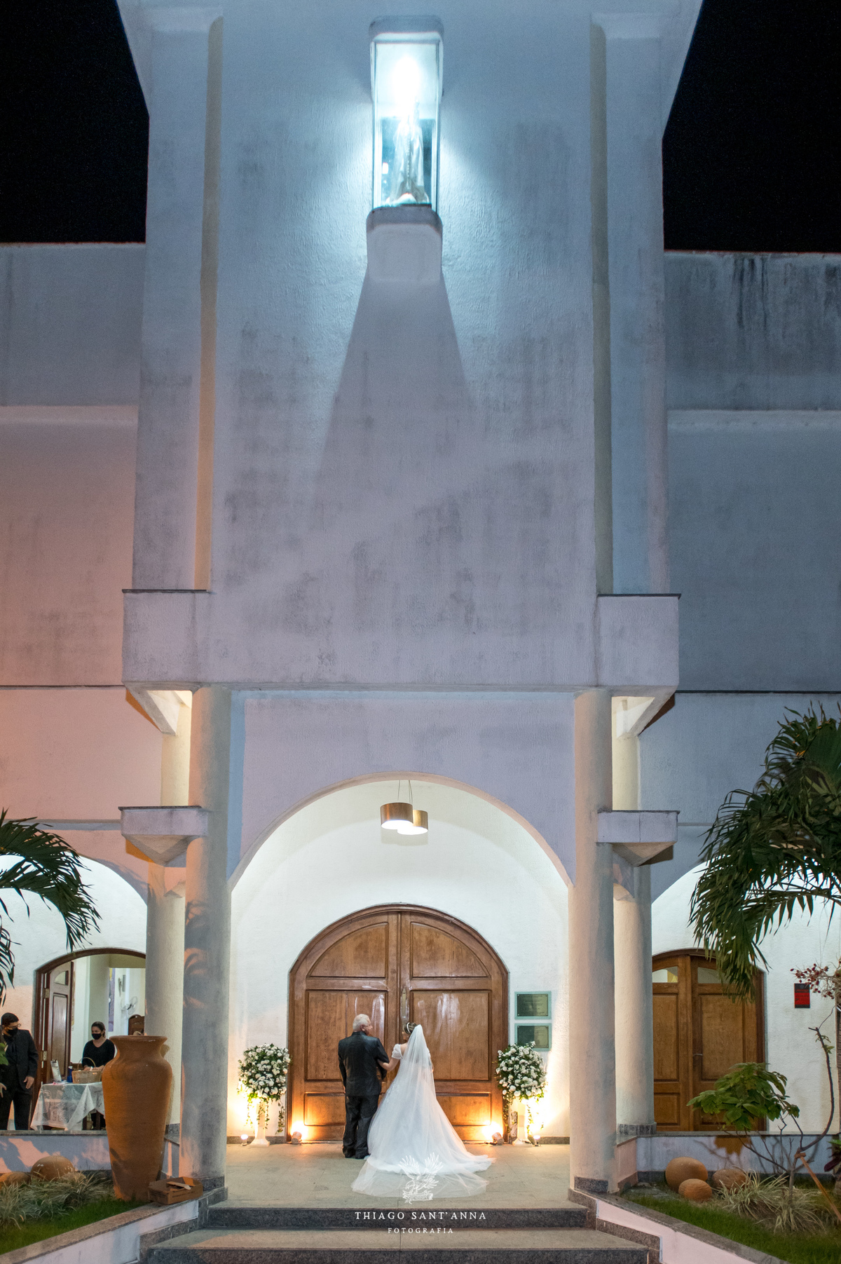 chegada da noiva igreja