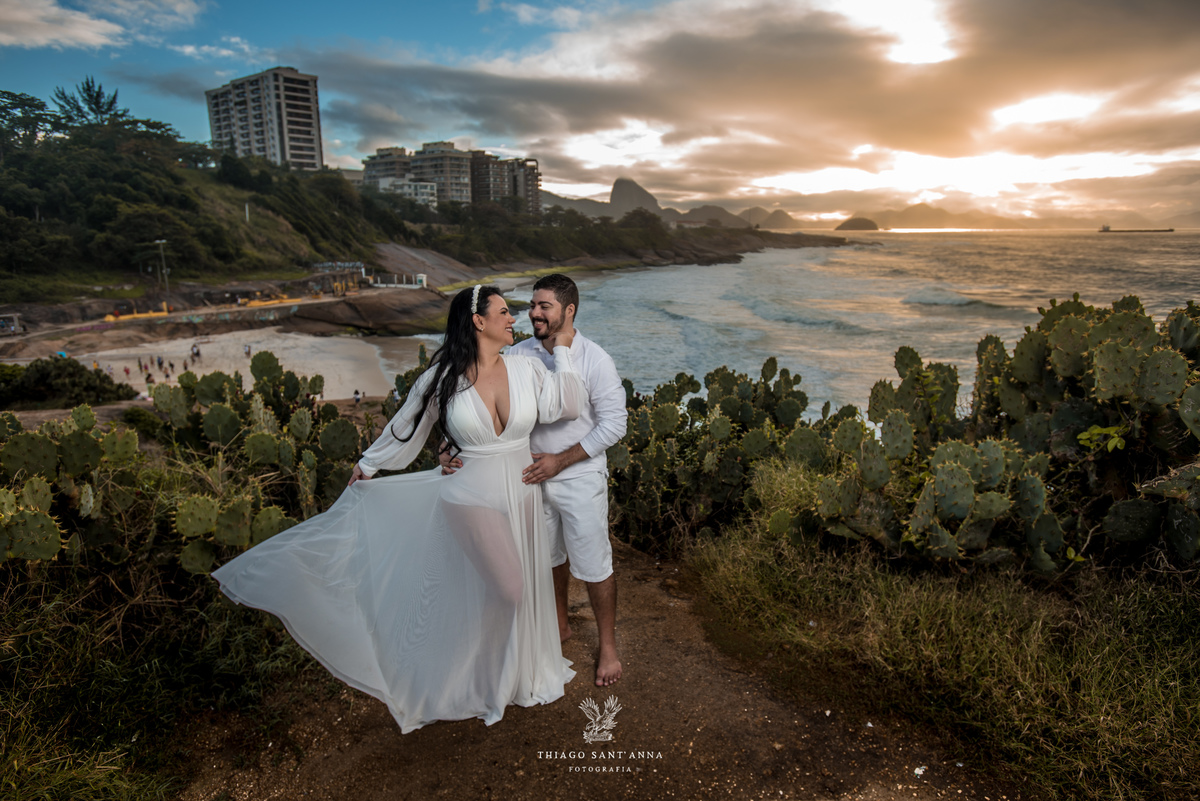 Ensaio pré wedding paisagem praia