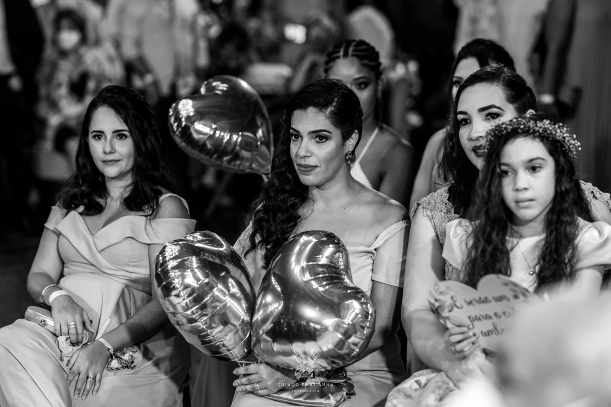 convidados preto e branco