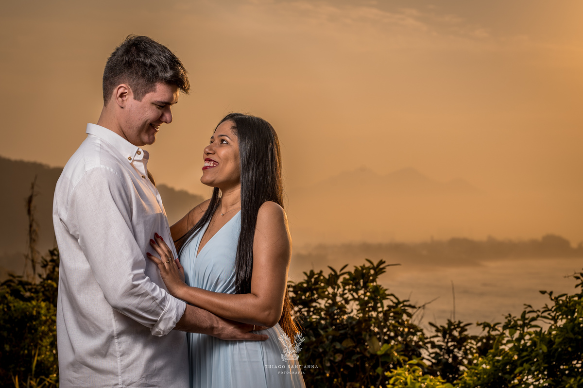 Pré wedding ambiente externo paisagem praia