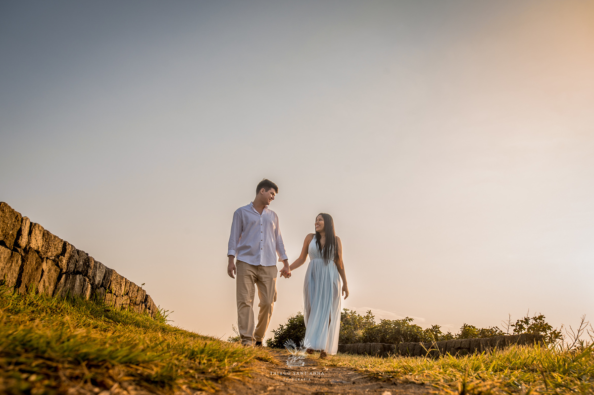 Pré wedding ambiente externo paisagem praia