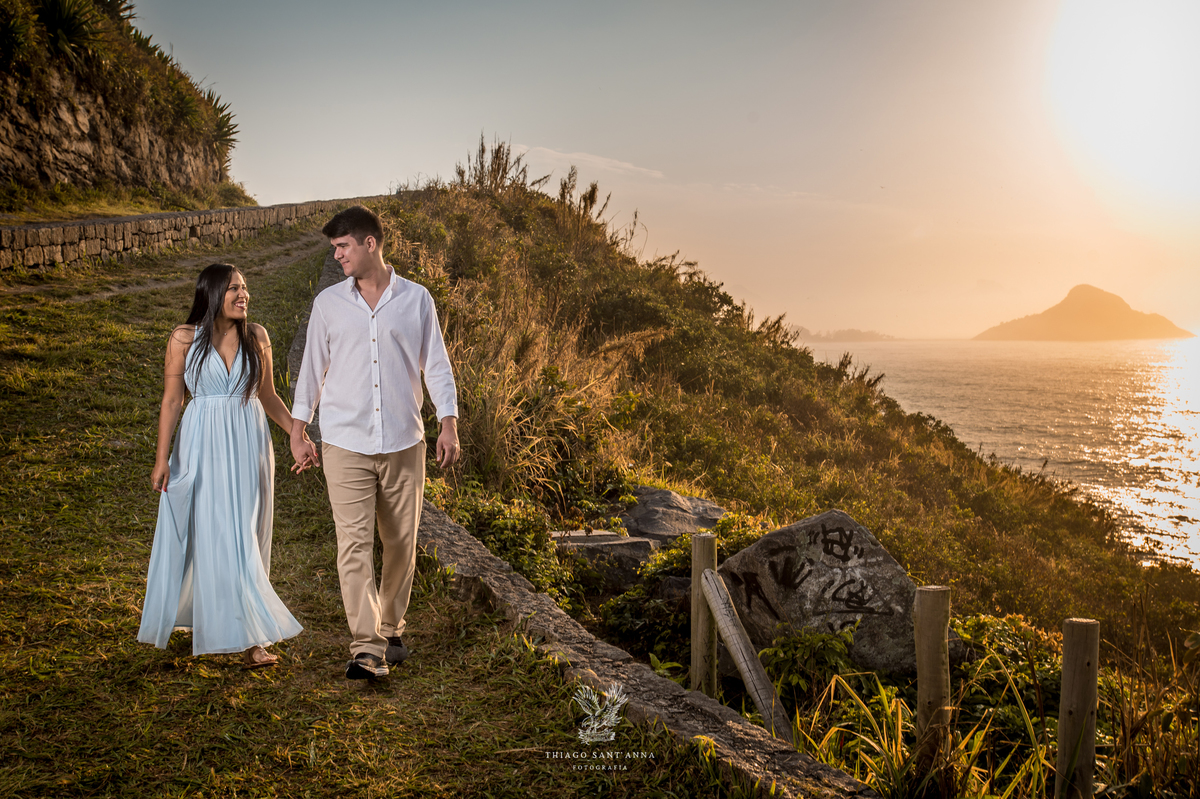 Pré wedding ambiente externo paisagem praia