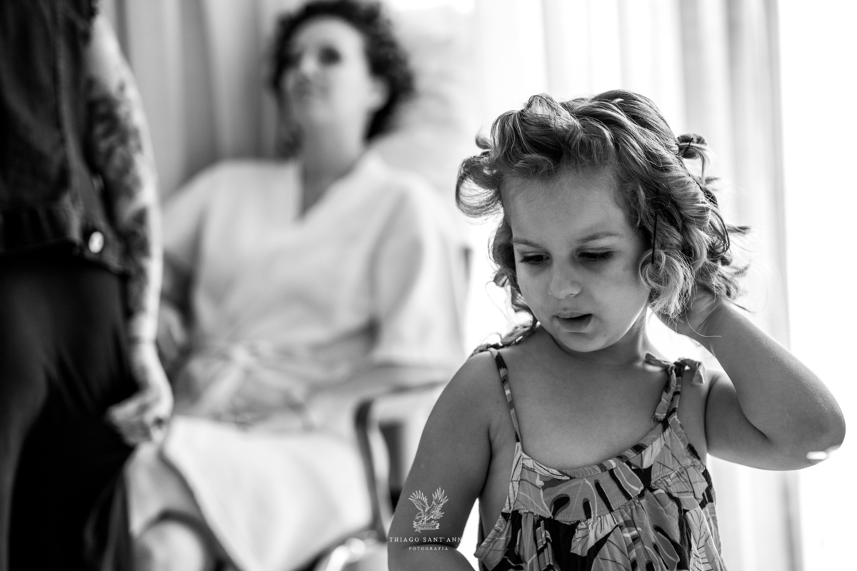 making of noiva dama de honra preto e branco