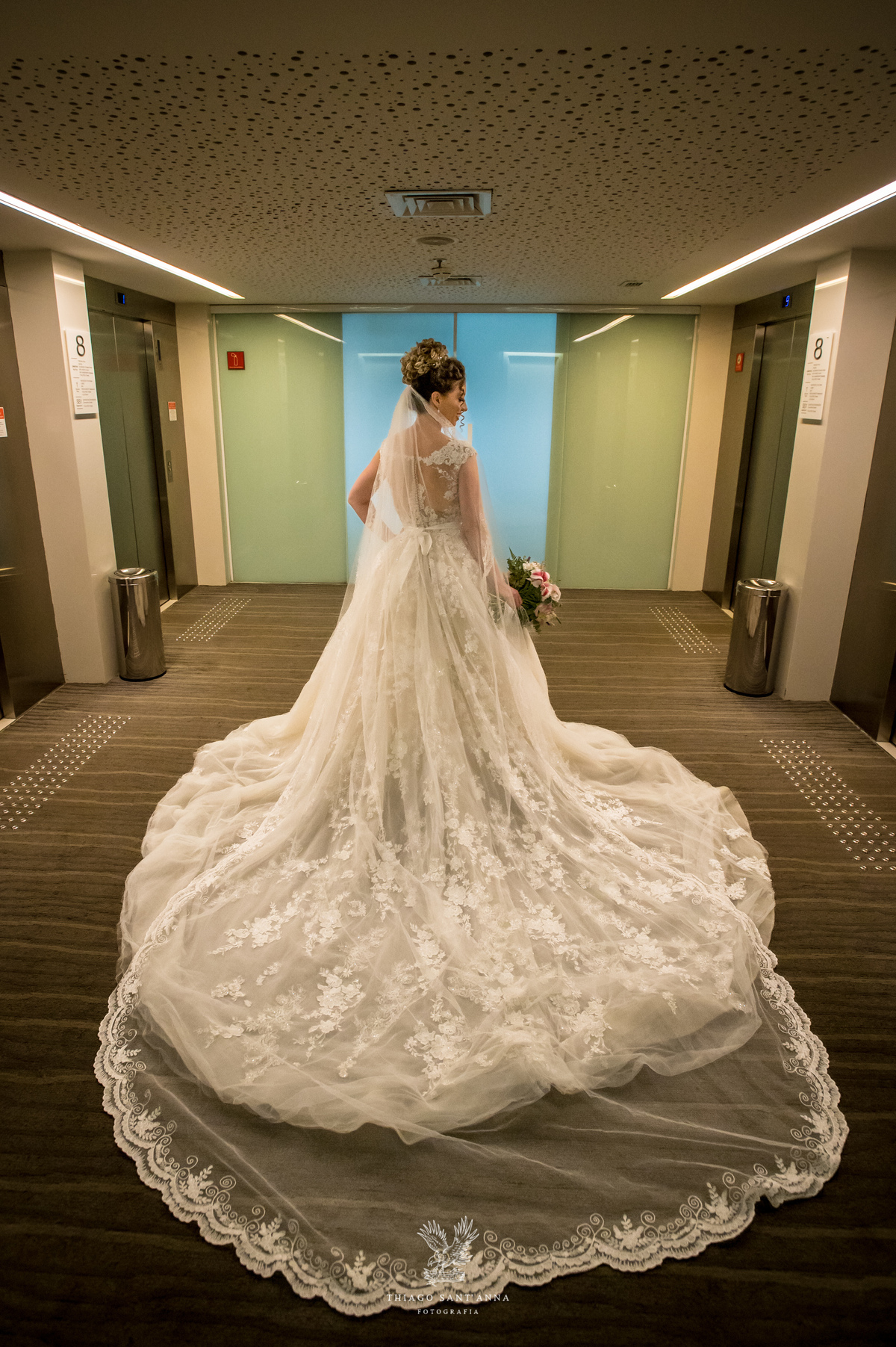 making of noiva calda vestido