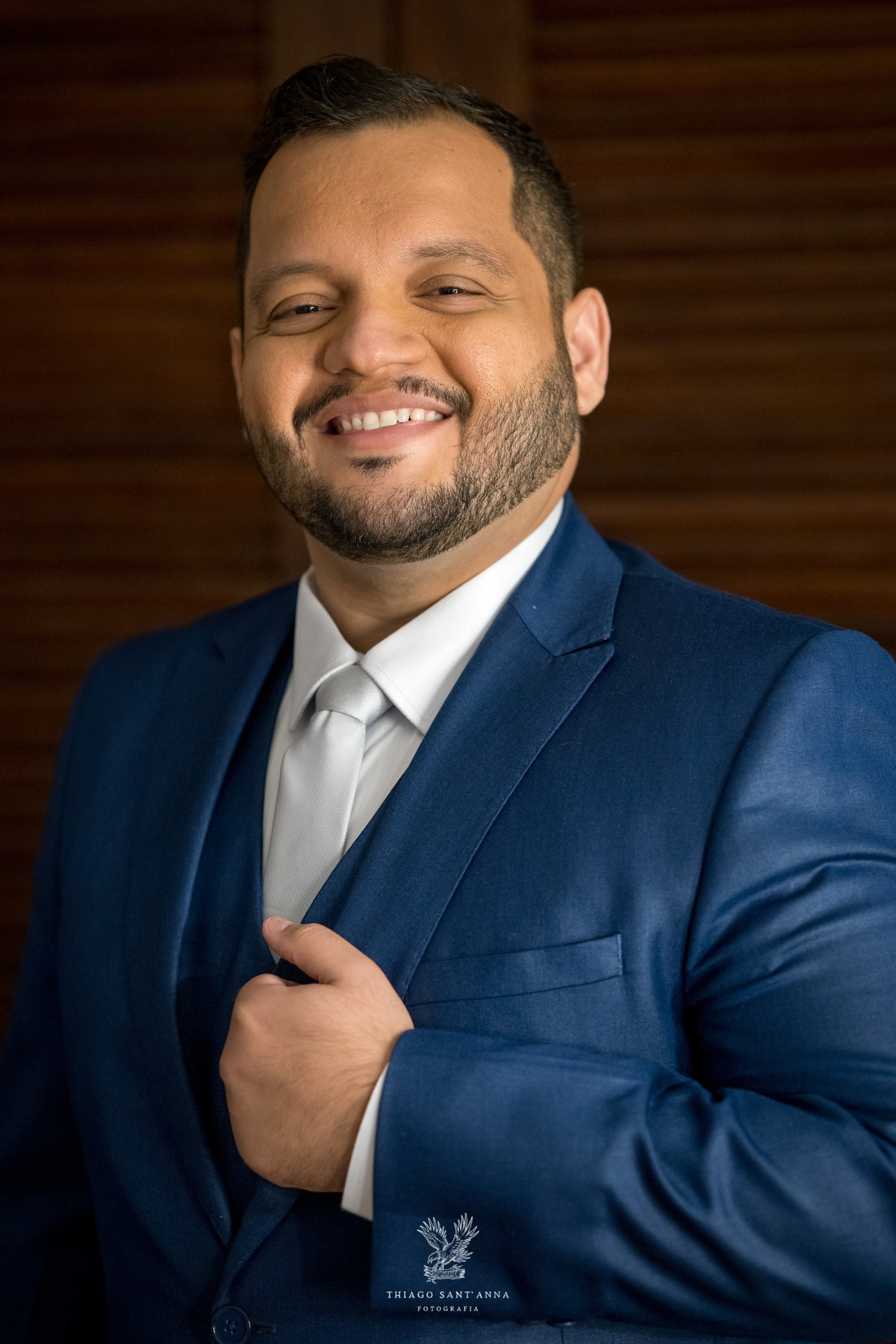 making of noivo terno azul 