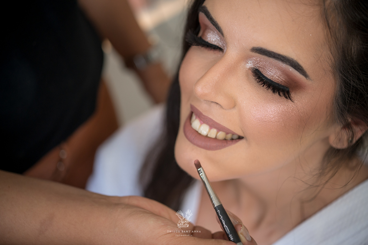 Making of da noiva maquiagem