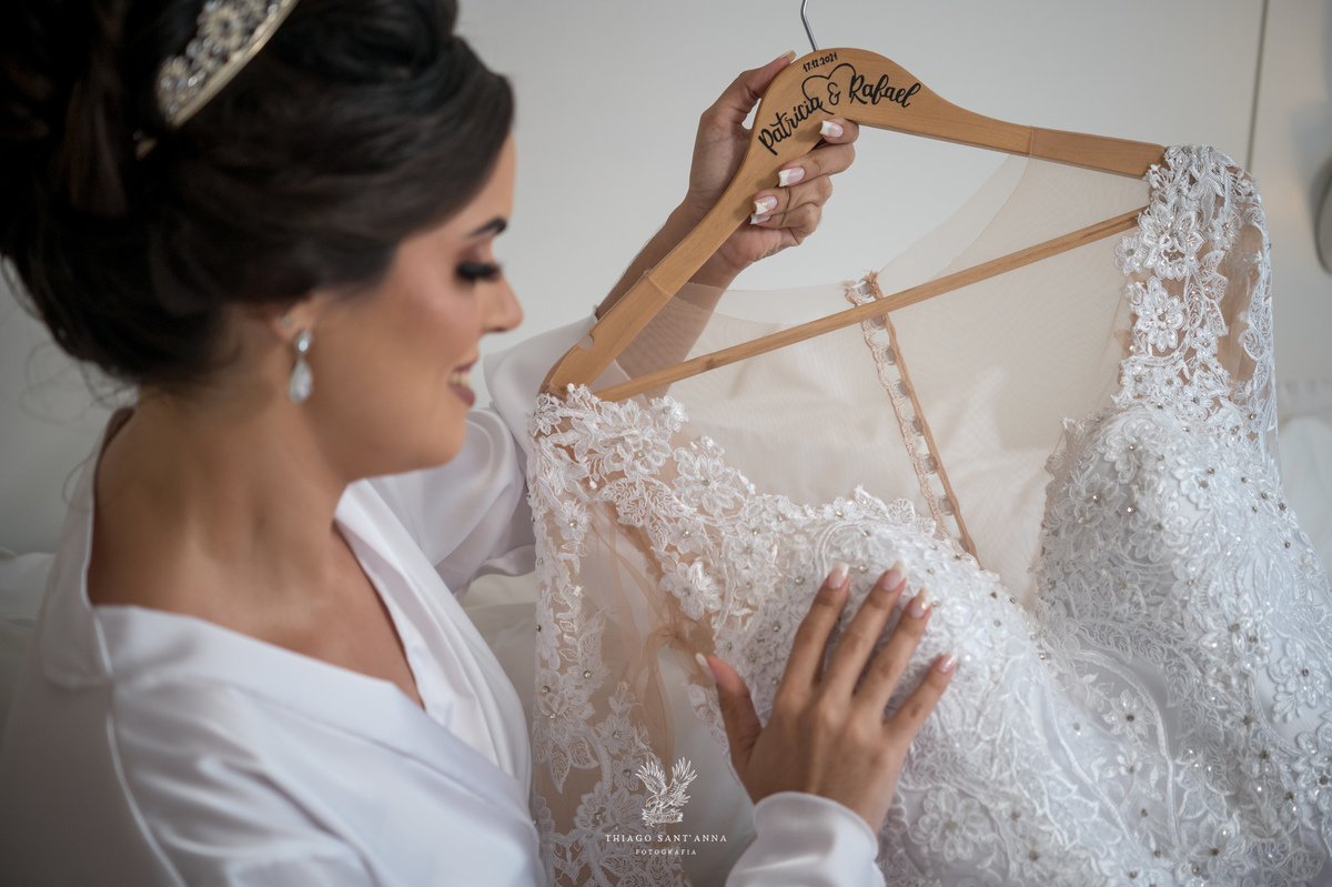 Making of da noiva vestido