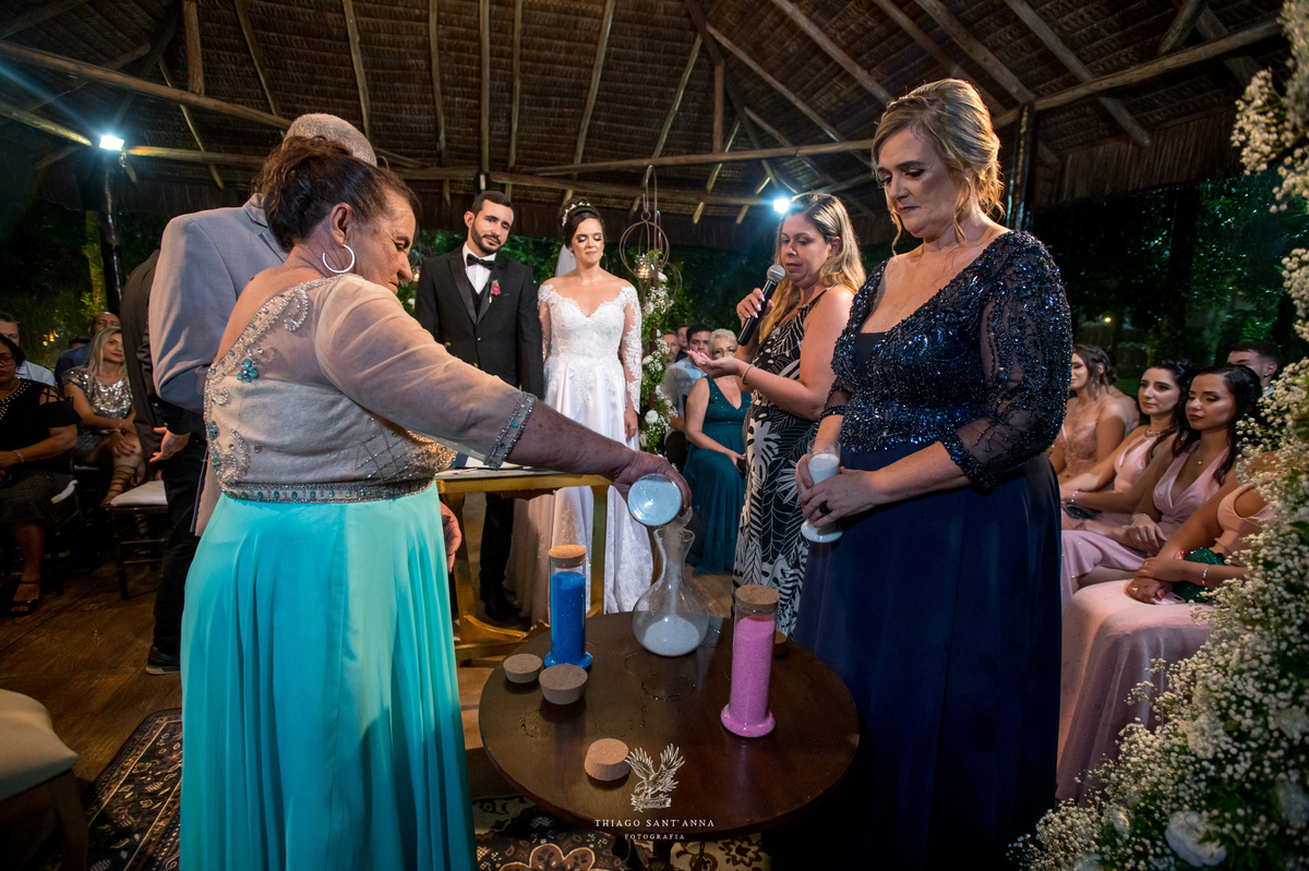 Cerimônia das areias altar casamento 