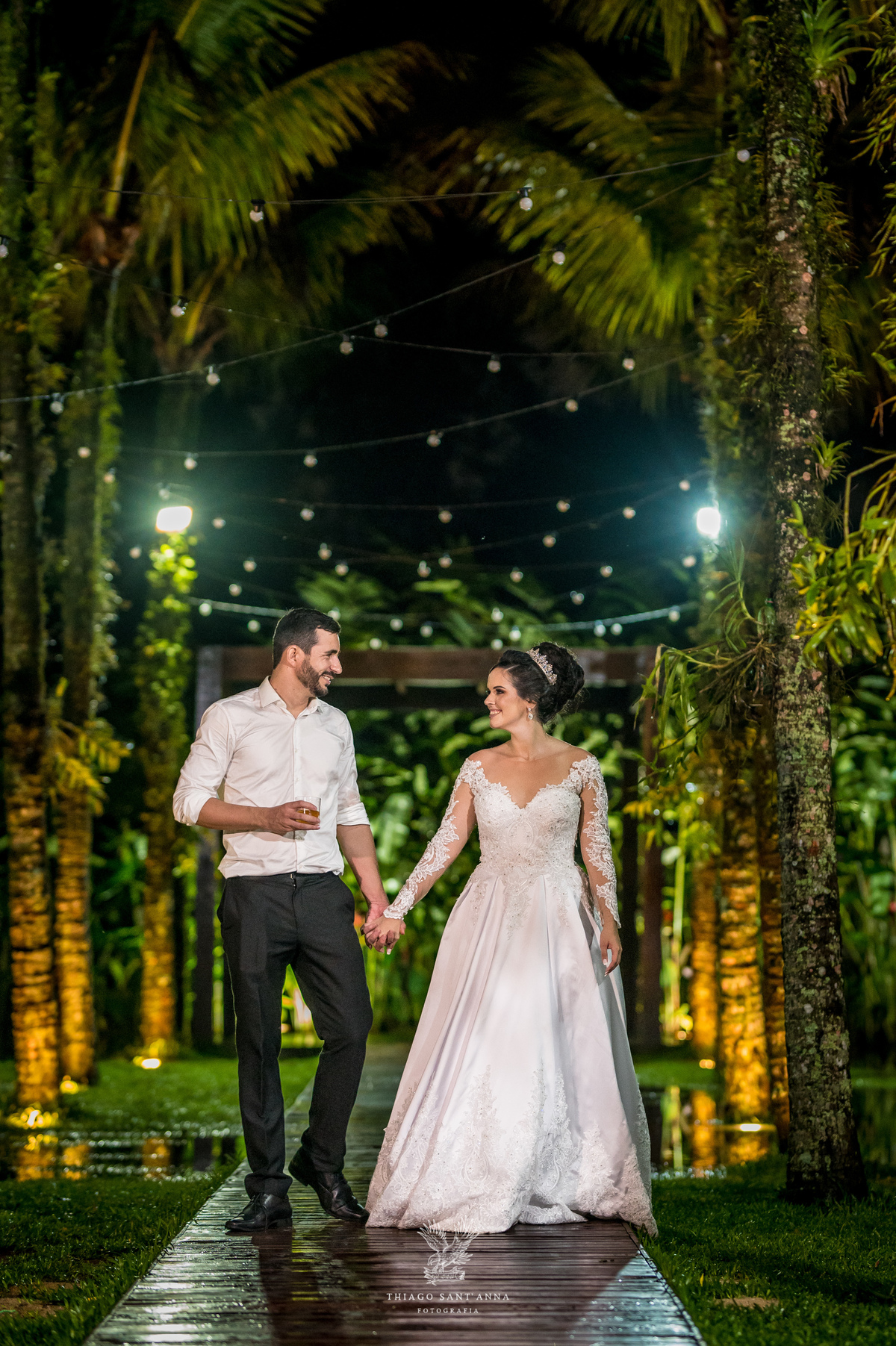 Noivos pós cerimônia