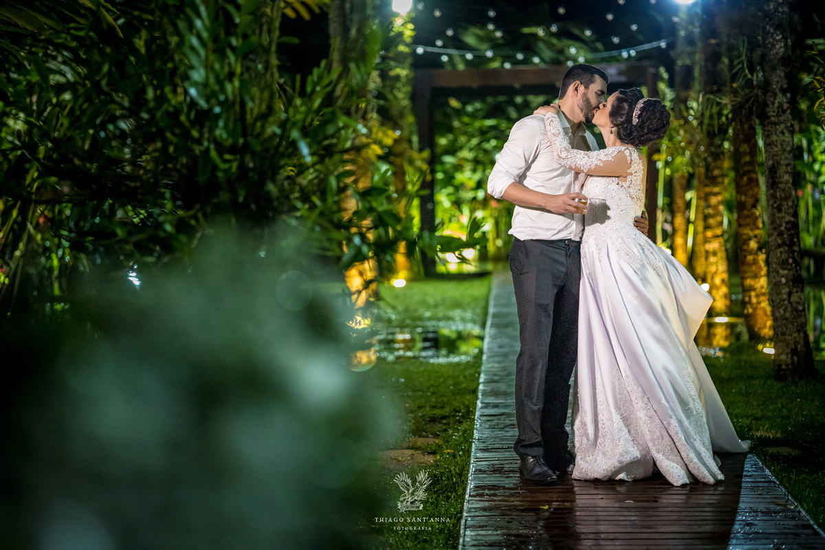 Noivos pós cerimônia