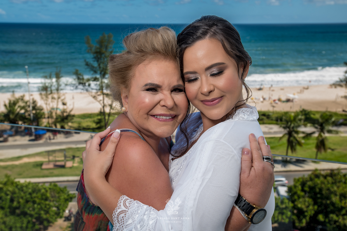 Making of da noiva paisagem praia