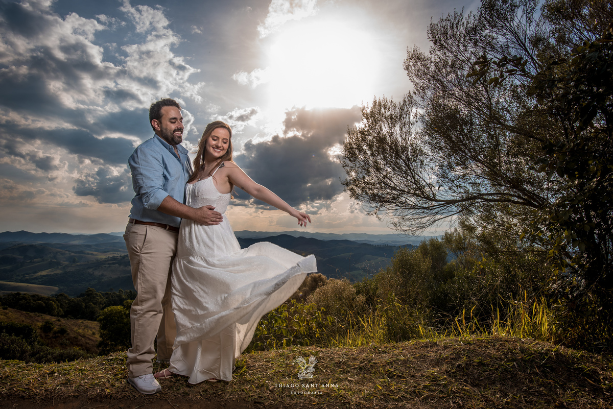 Ensaio pré wedding ambiente externo campo de lavanda