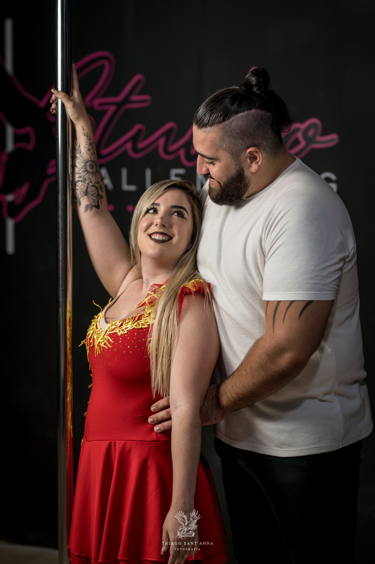 Ensaio ambiente interno estúdio de dança