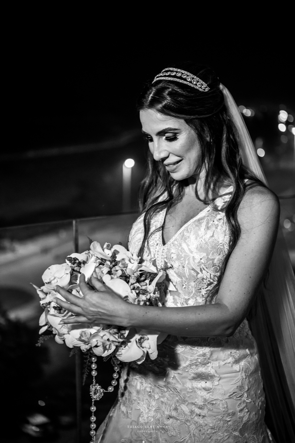 Making of noiva preto e branco