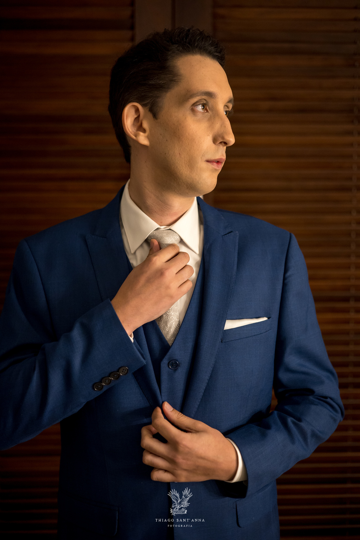 Making of noivo gravata