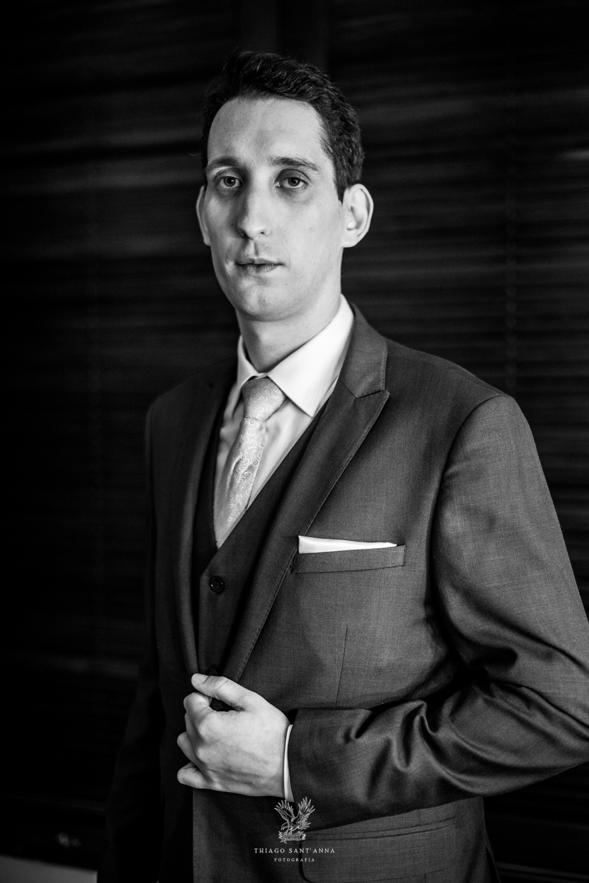 Making of noivo preto e branco